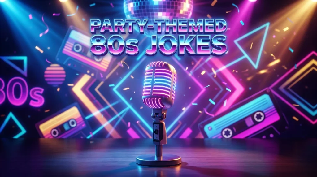 Party Themed 80s jokes
