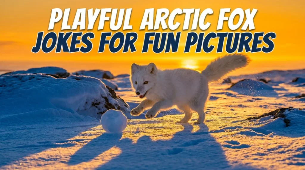 Playful Arctic Fox jokes for fun Pictures
