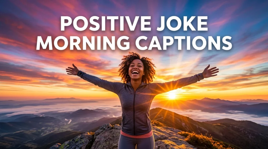 positive joke morning captions