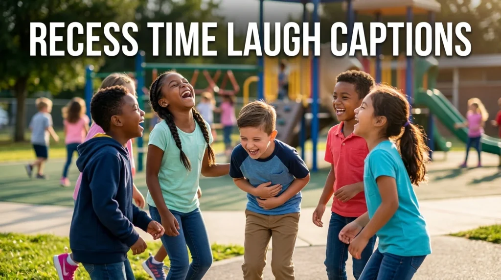 recess time laugh captions