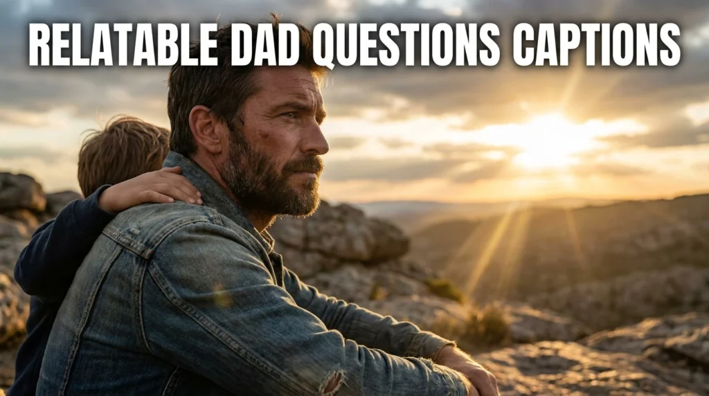 Relatable Dad Questions Captions