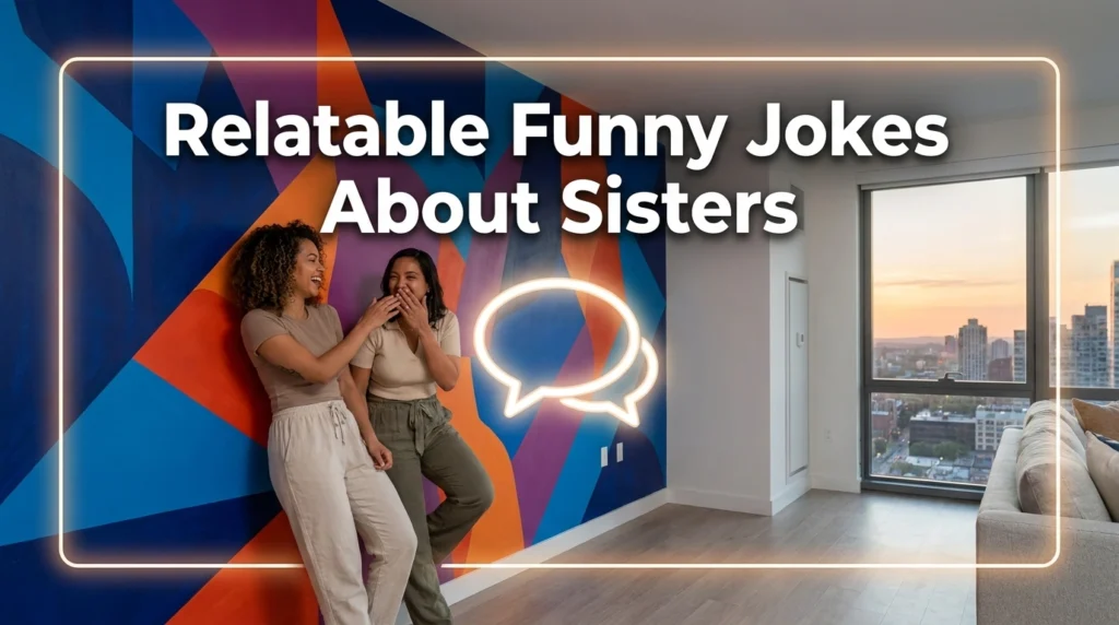 relatable funny jokes about sisters