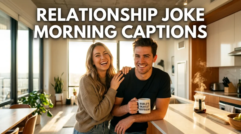 relationship joke morning captions