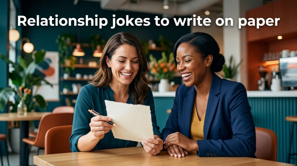 relationship jokes to write on paper