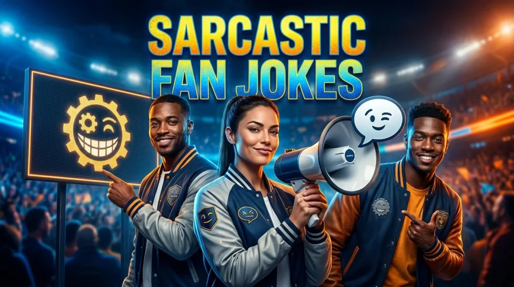 Sarcastic fan jokes