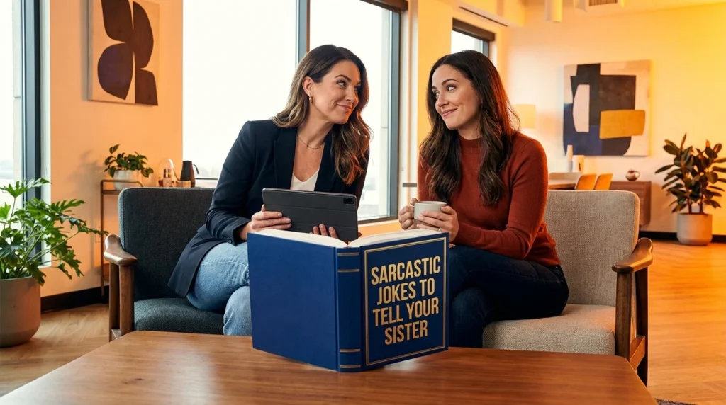 sarcastic jokes to tell your sister