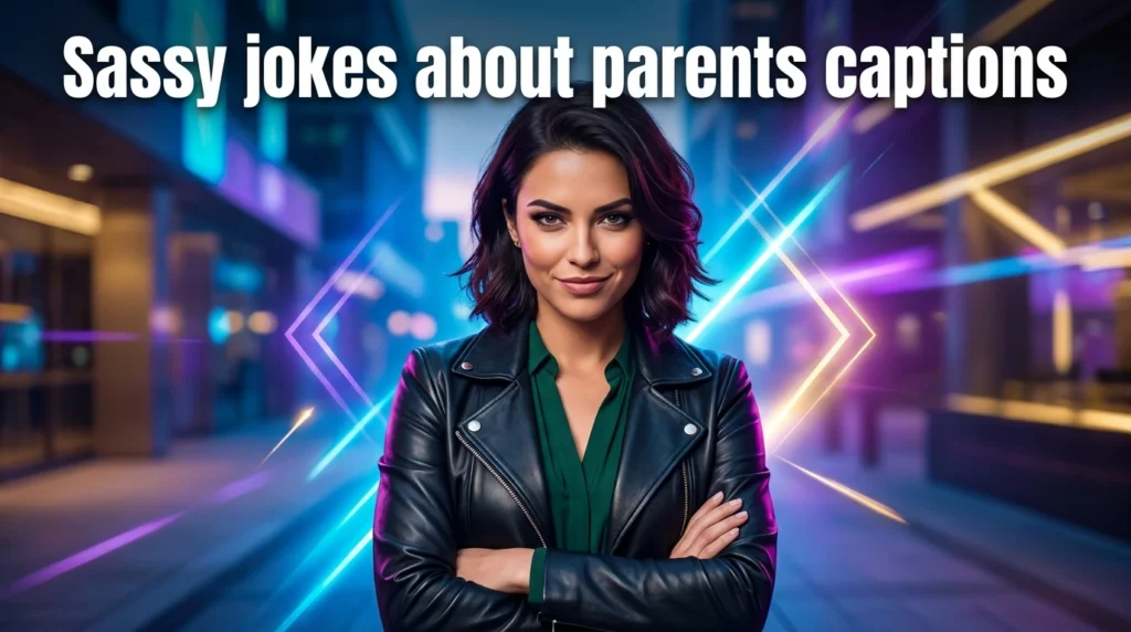 sassy jokes about parents for captions