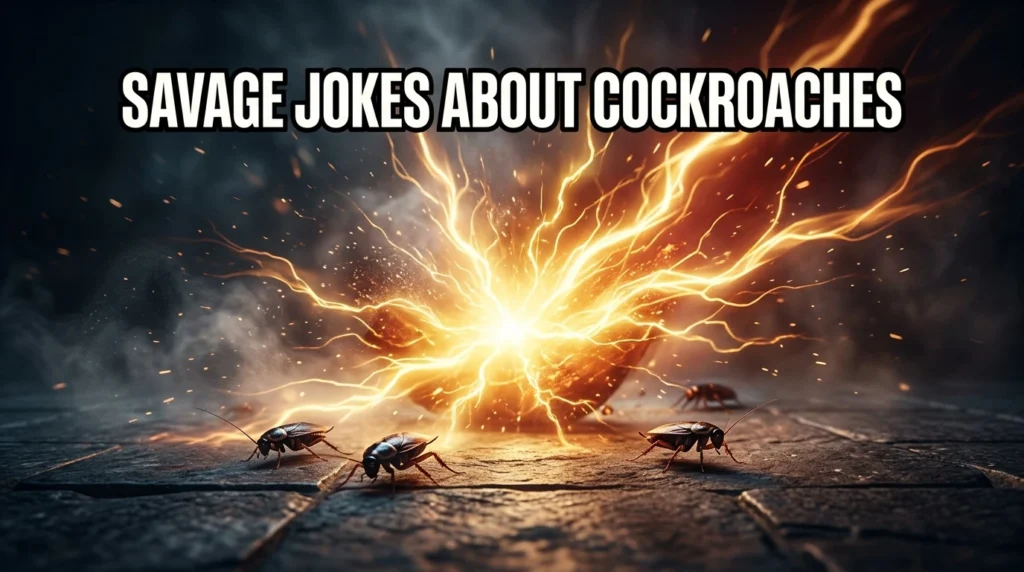 savage jokes about cockroaches