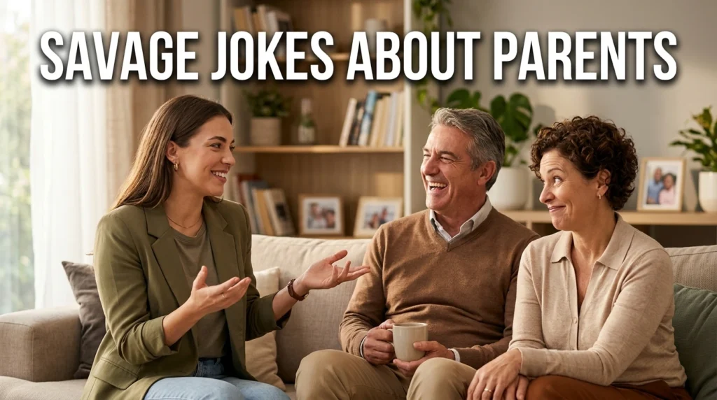 savage jokes about parents