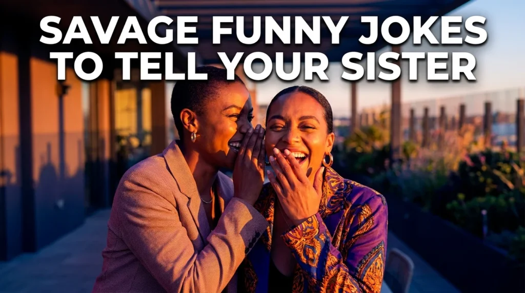 savage jokes  to tell your sister