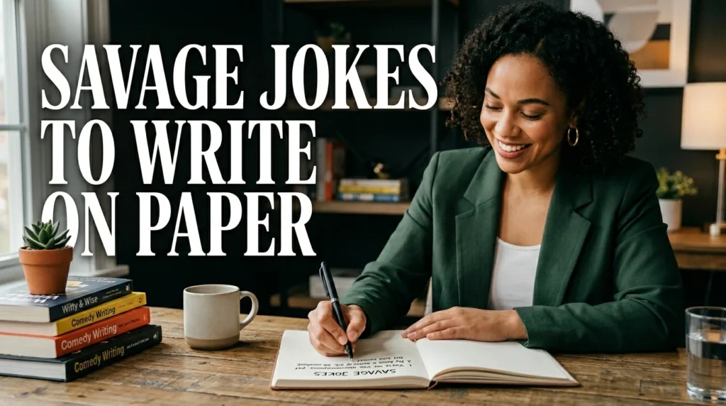 savage jokes to write on paper