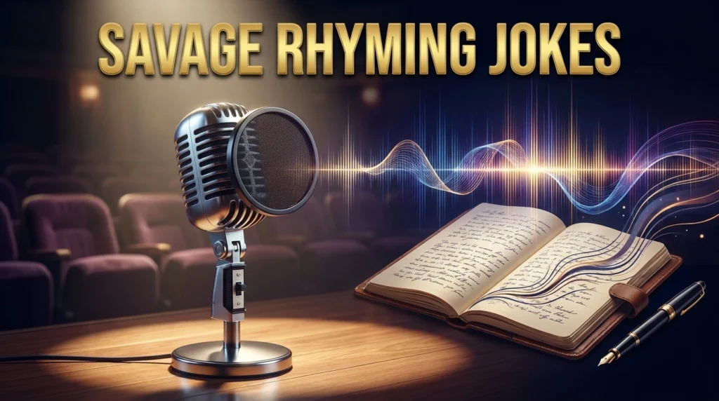 savage rhyming jokes