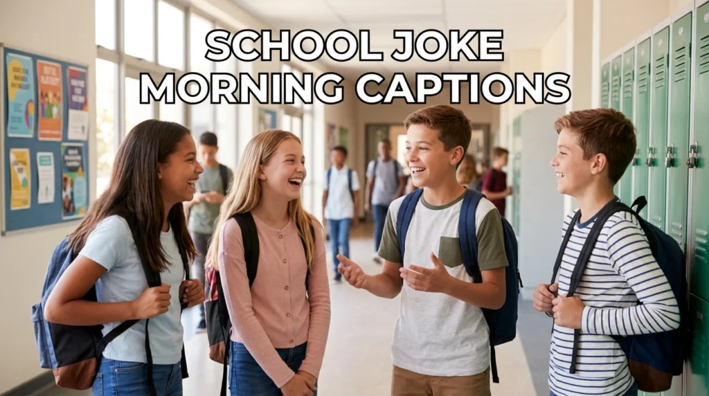 school joke morning captions