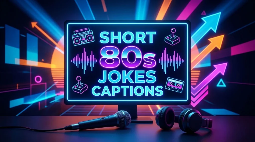 Short 80s jokes caption