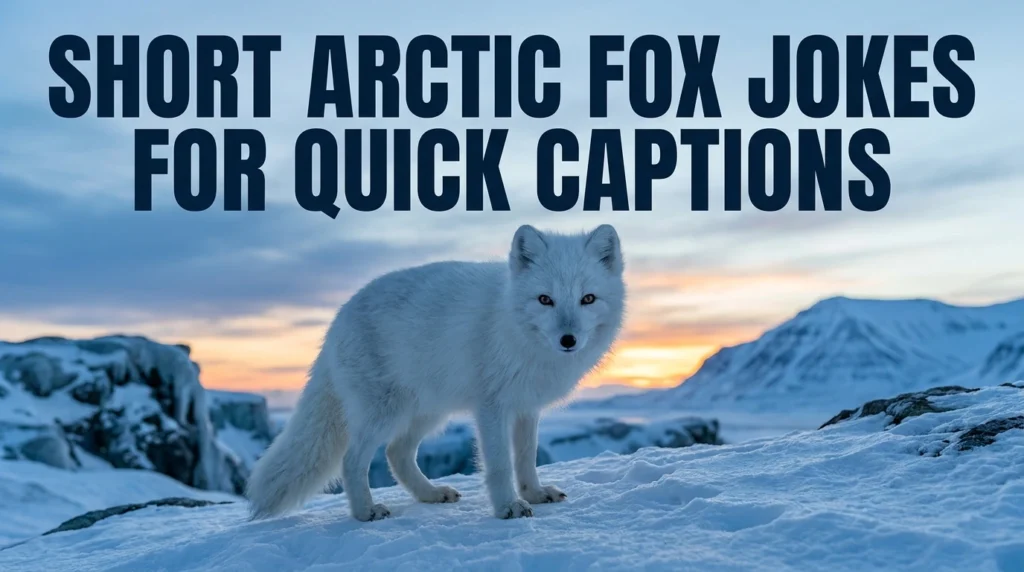 Short Arctic Fox Jokes For Quick Caption 