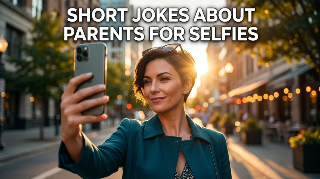 short jokes about parents for selfies