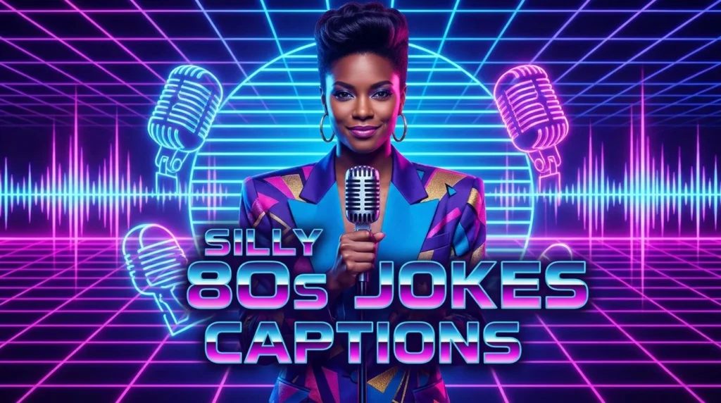Silly 80s jokes caption