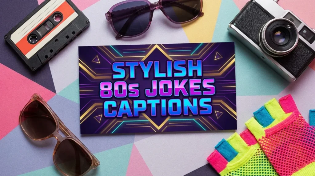 Stylish 80 jokes caption