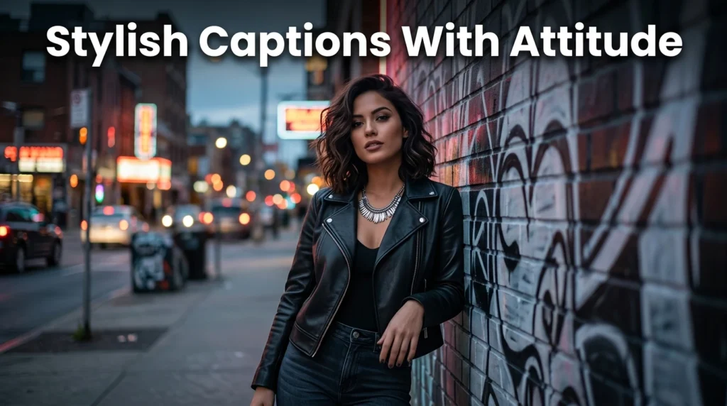 stylish captions with attitude