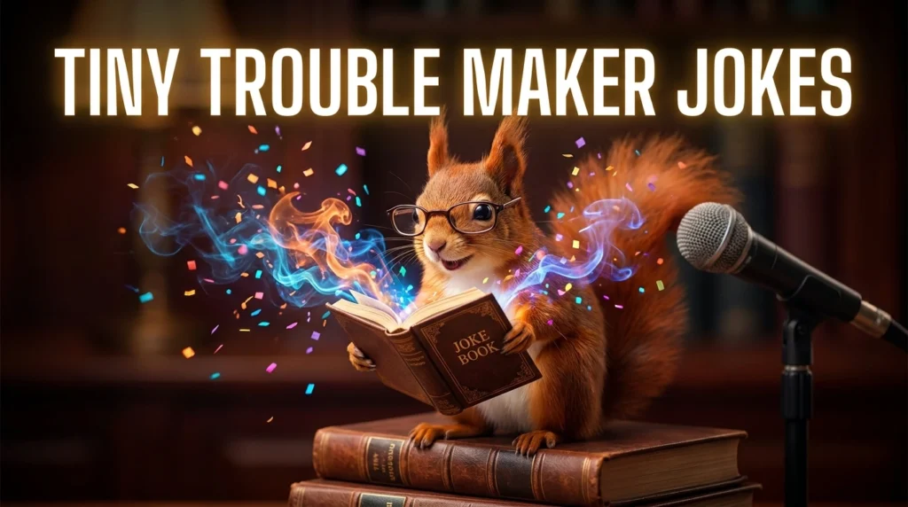 tiny trouble maker jokes