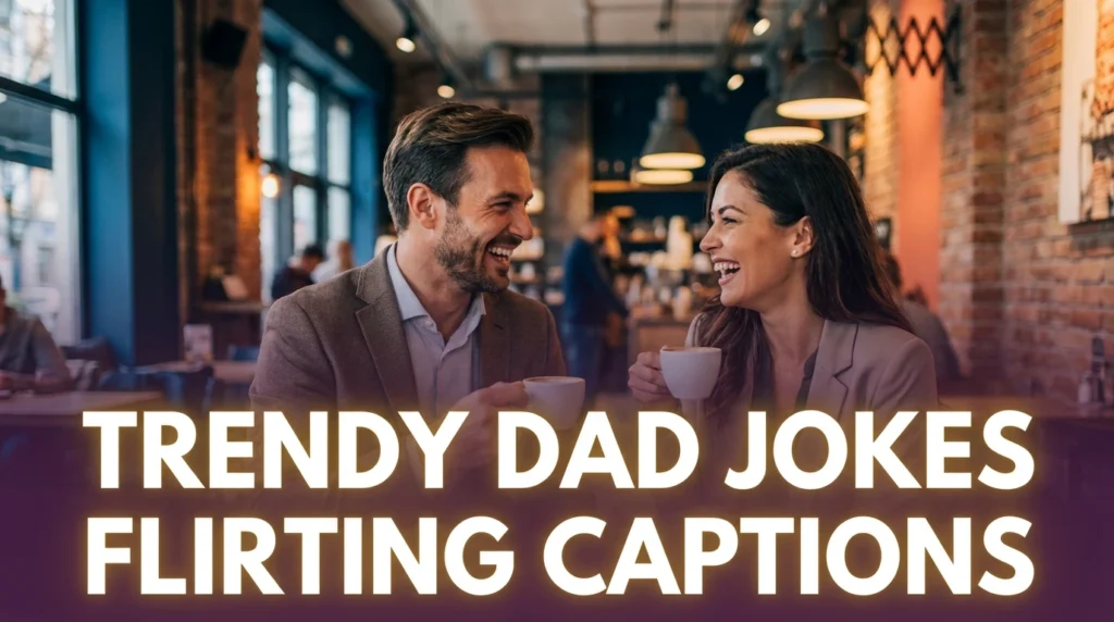 Trendy Dad Jokes Flirting Captions