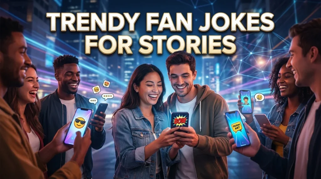 Trendy Fan jokes for Stories