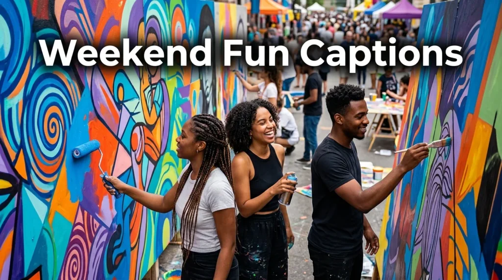 weekend fun captions