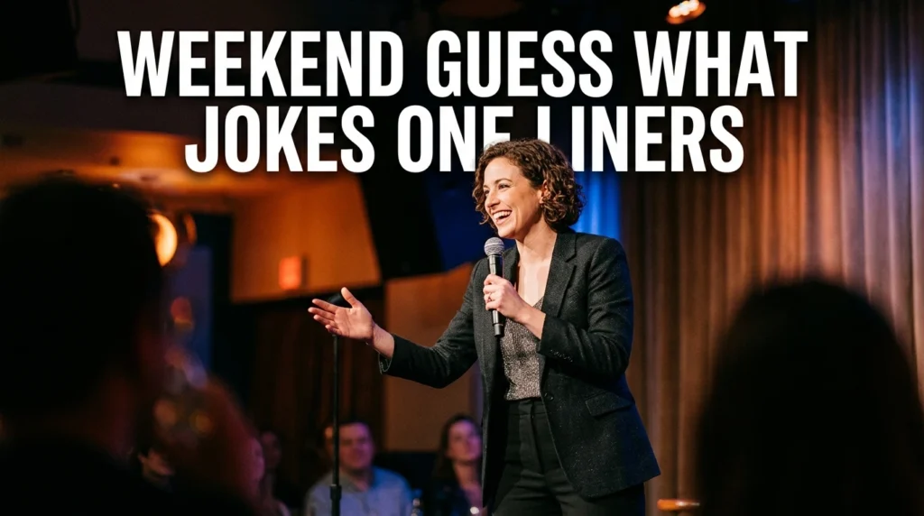 weekend guess what jokes one liners