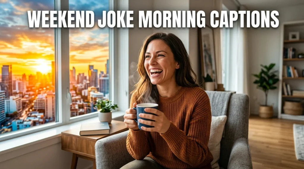 weekend joke morning captions