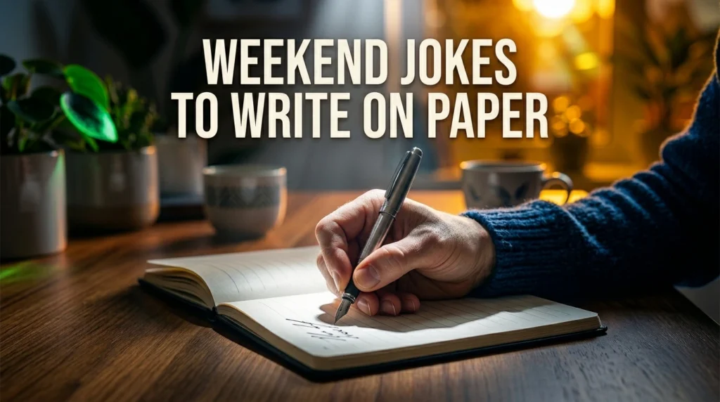 weekend jokes to write on paper
