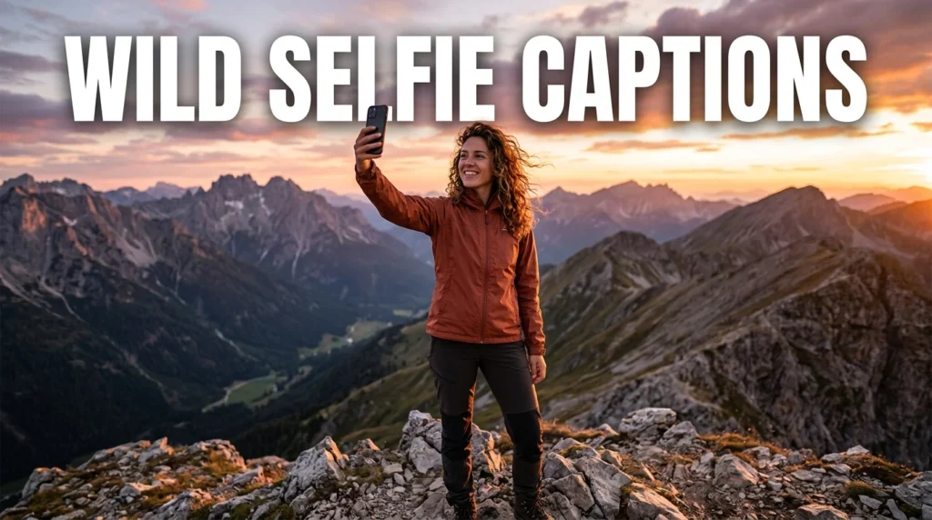 wild selfie captions