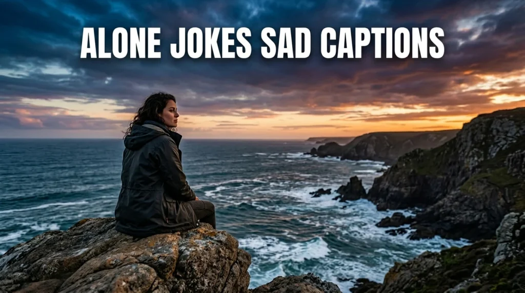 alone jokes sad captions