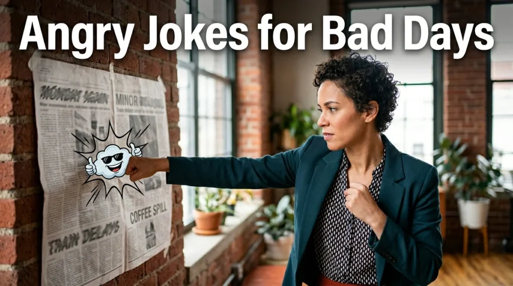 angry jokes for bad days