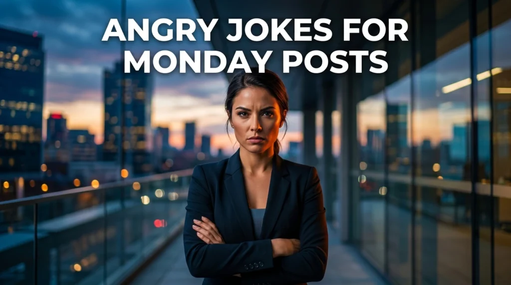 angry jokes for monday posts