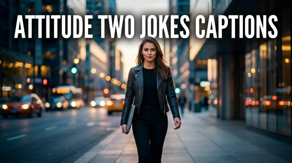 attitude two jokes captions