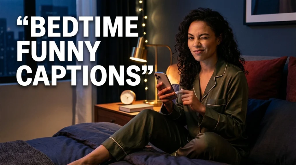 Bedtime funny captions