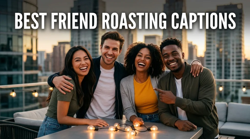 best friend roasting captions
