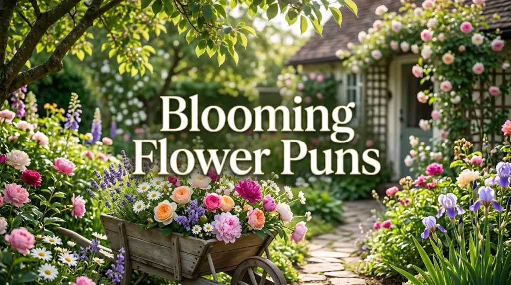 blooming flower puns