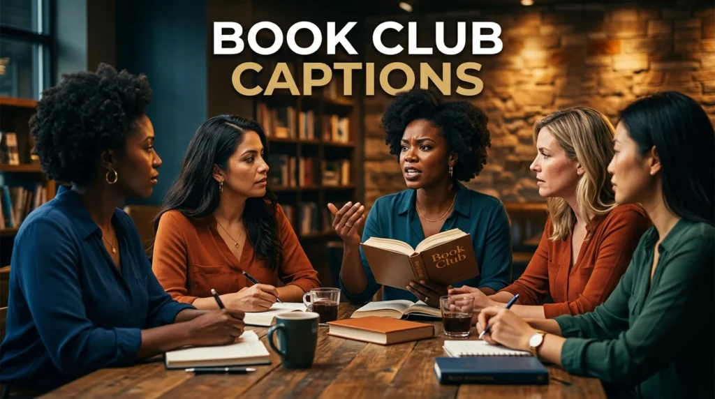  book club captions