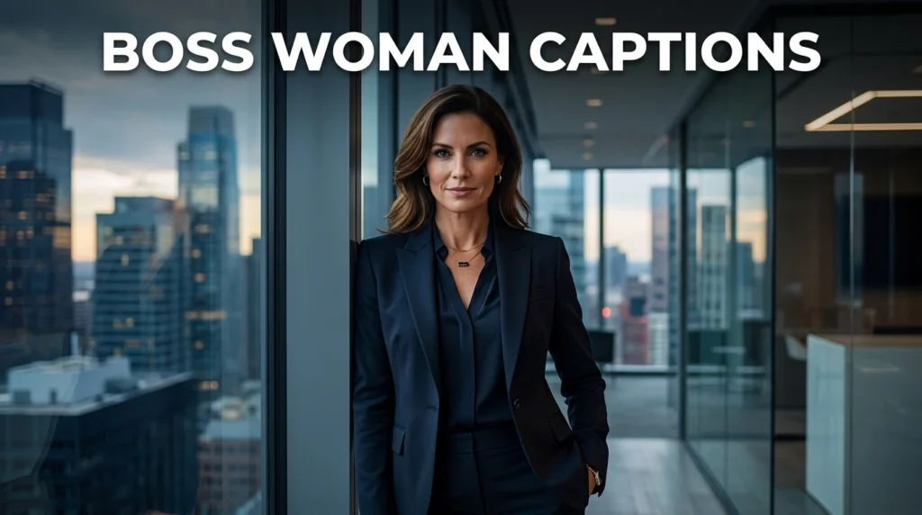 boss woman captions