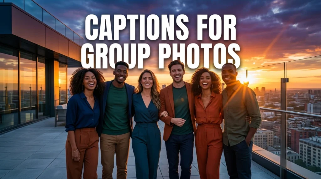 captions for group photos
