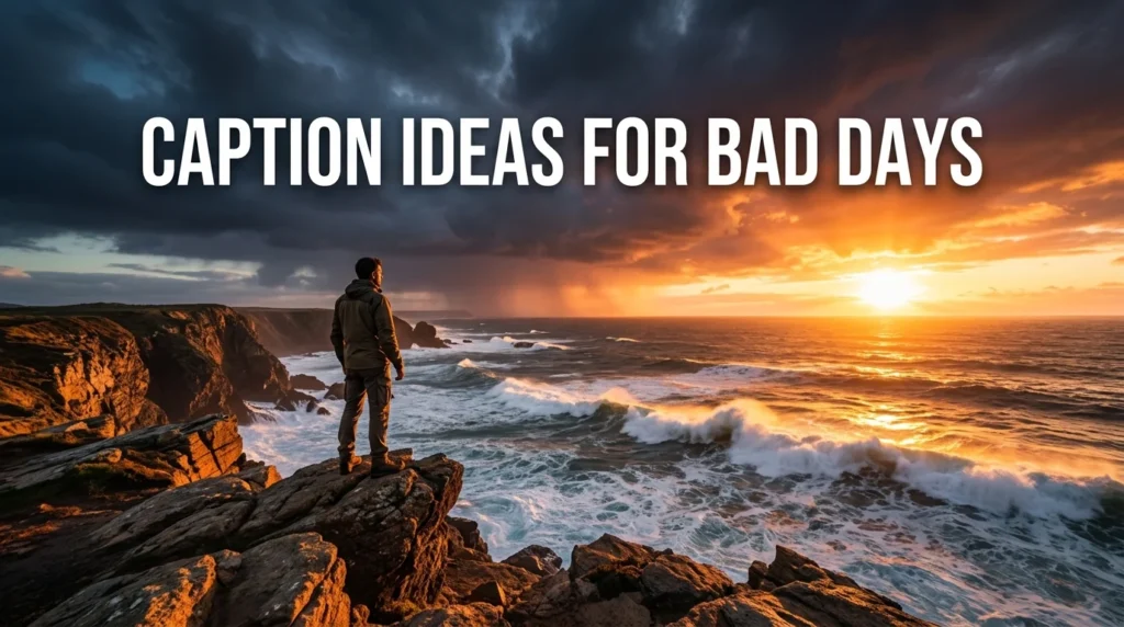captions ideas for bad days
