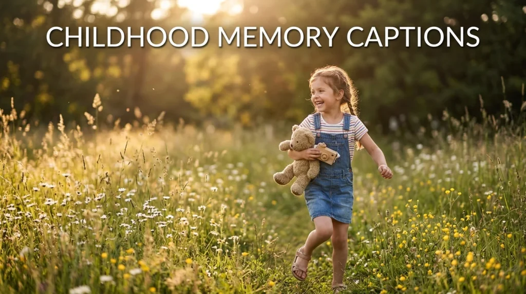 childhood memory captions