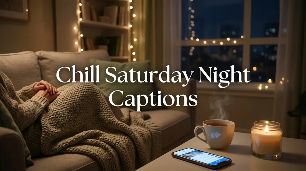 chill saturday night captions