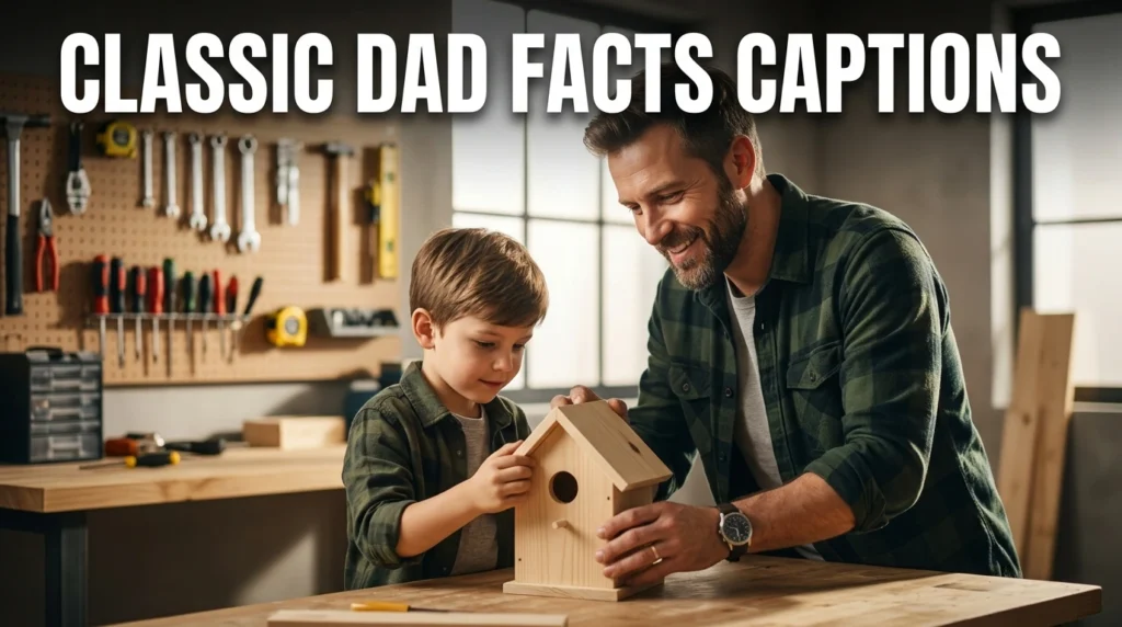 classic dad facts captions