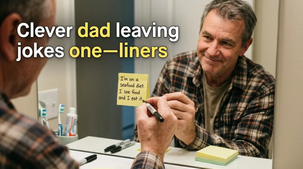 clever dad leaving jokes one liners