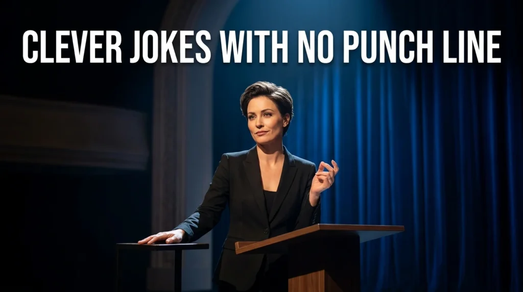 clever jokes with no punch line
