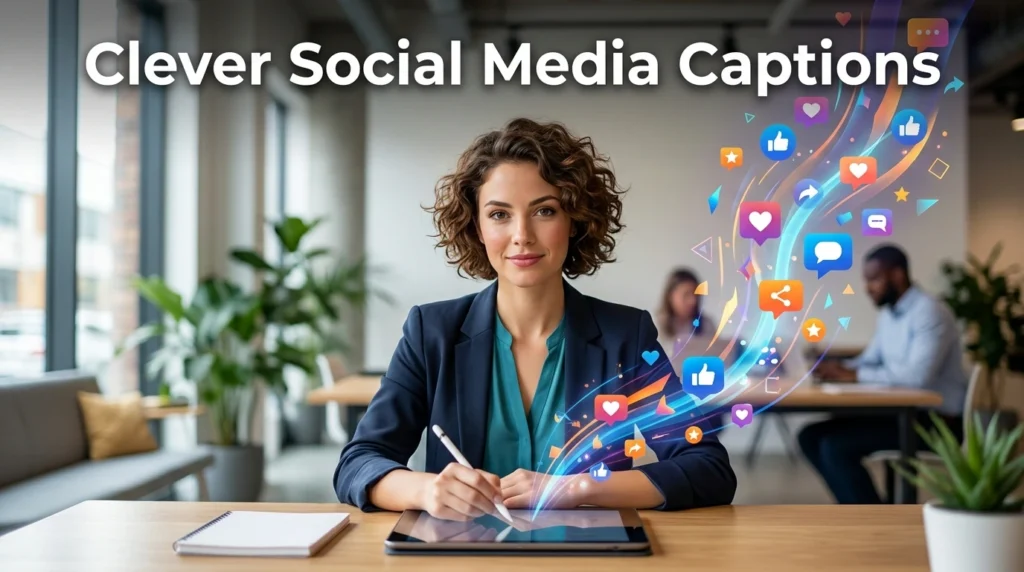 clever social media captions