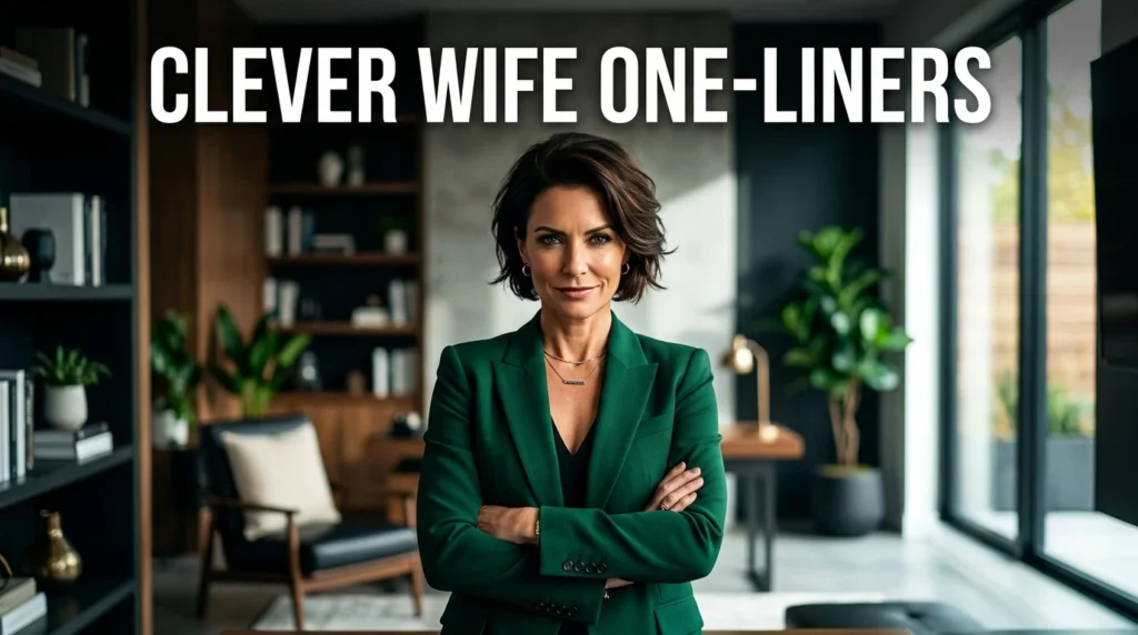 clever wife one liners