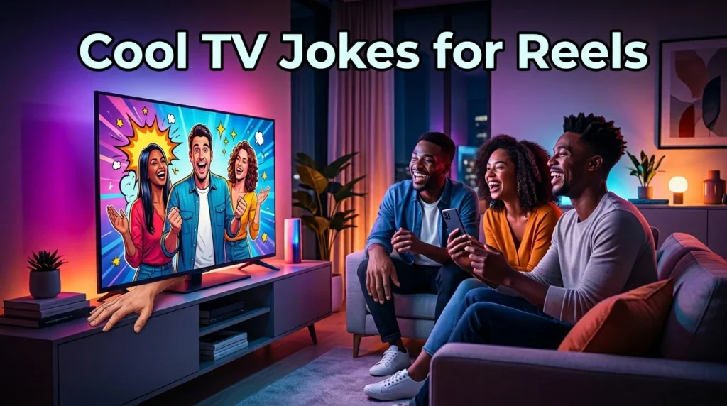 cool tv jokes for reels